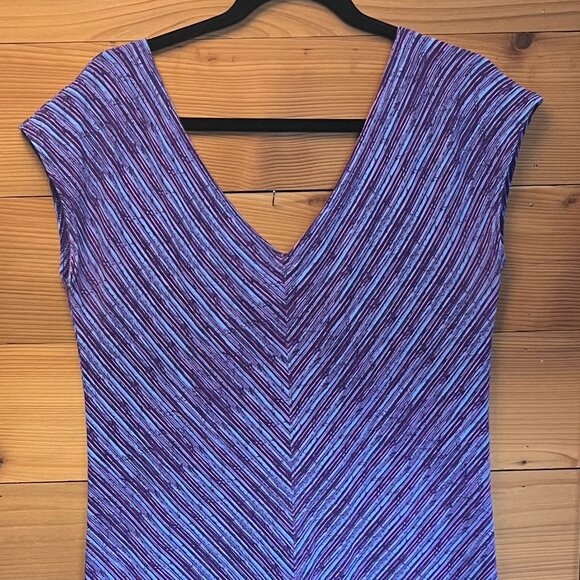 Maggie's Organics Purple Stretch Dress - XL - Picture 3 of 7